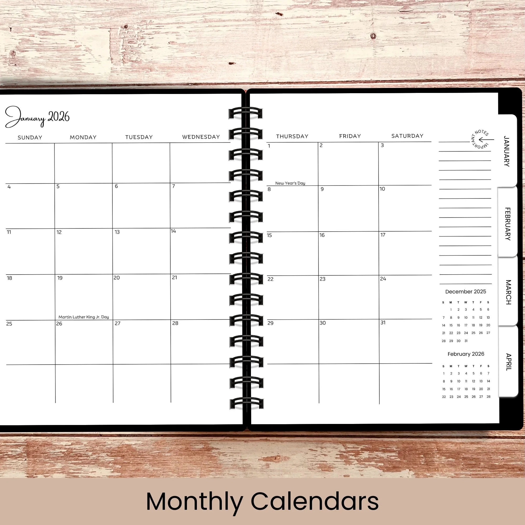 All In One Custom Planner New Beginnings Artful Planner Co 