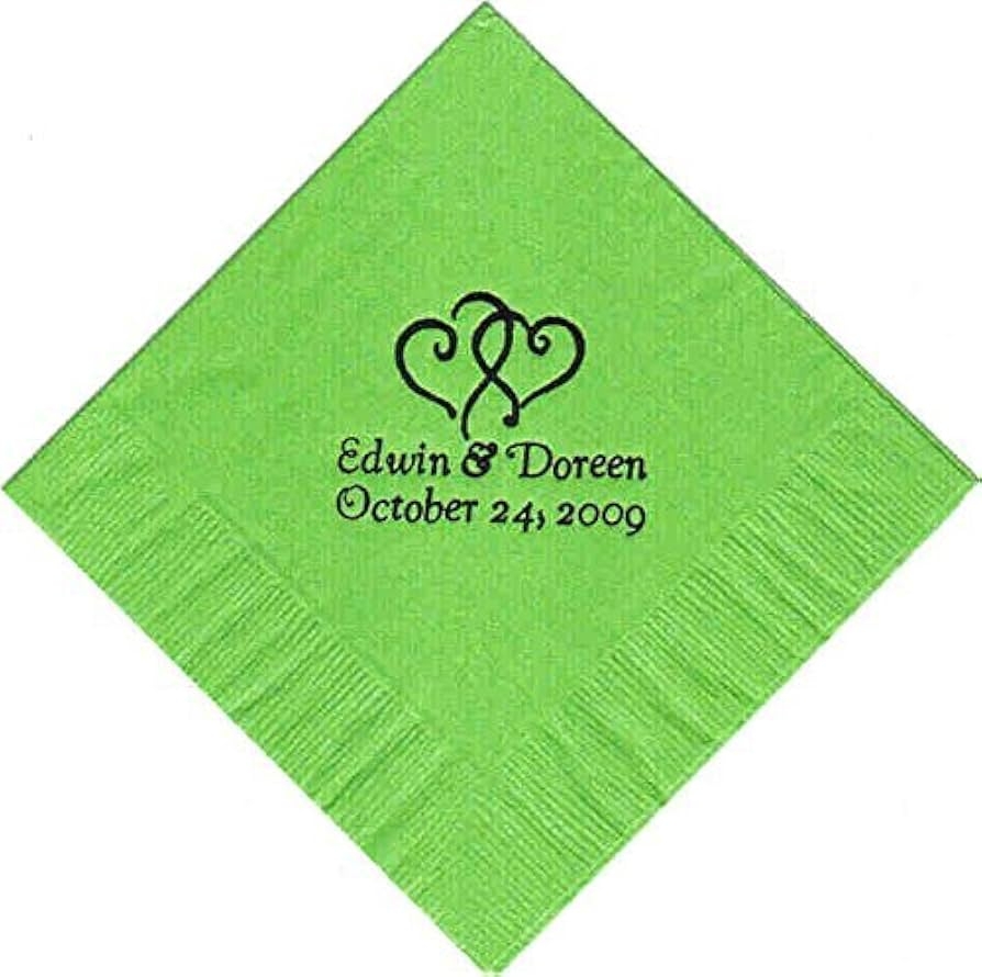 Amazon 100 Printed Personalized Beverage Cocktail Party 