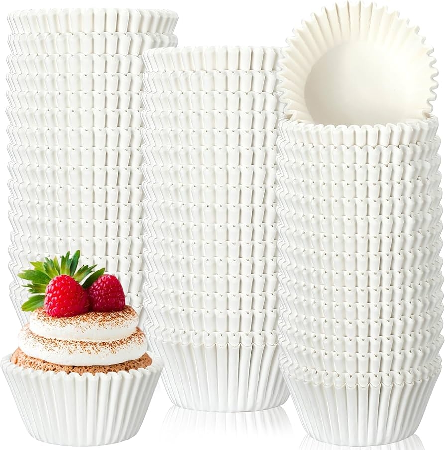 Amazon Jinei 5000 Pcs White Cupcake Liners Bulk Baking Cups 