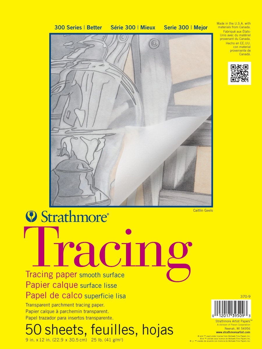 Amazon Strathmore 300 Series Tracing Paper Pad Tape Bound 