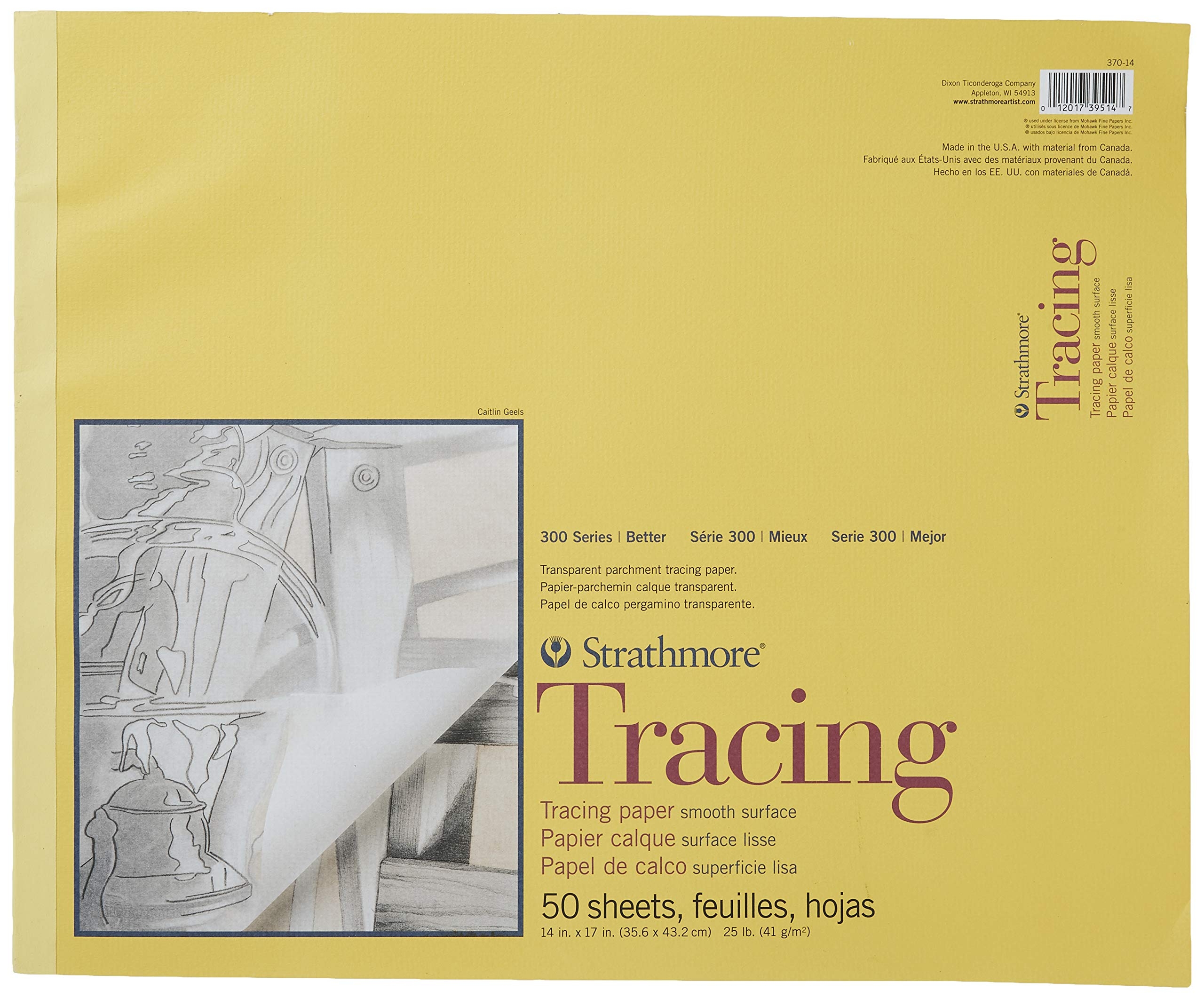 Amazon Strathmore 300 Series Tracing Paper Pad Tape Bound 