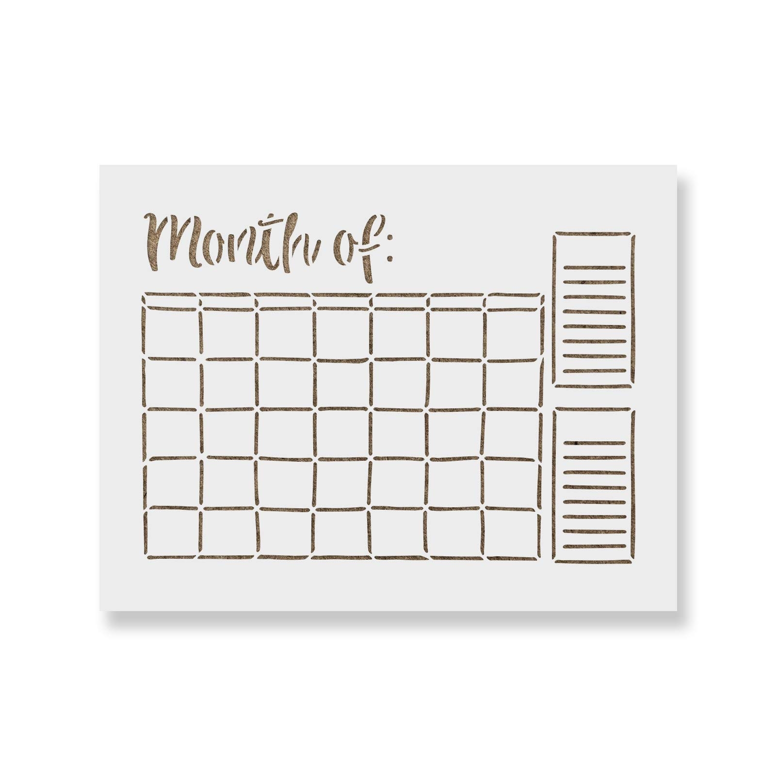 Amazon Teacher s Monthly Planner Stencil Chalkboard Style 