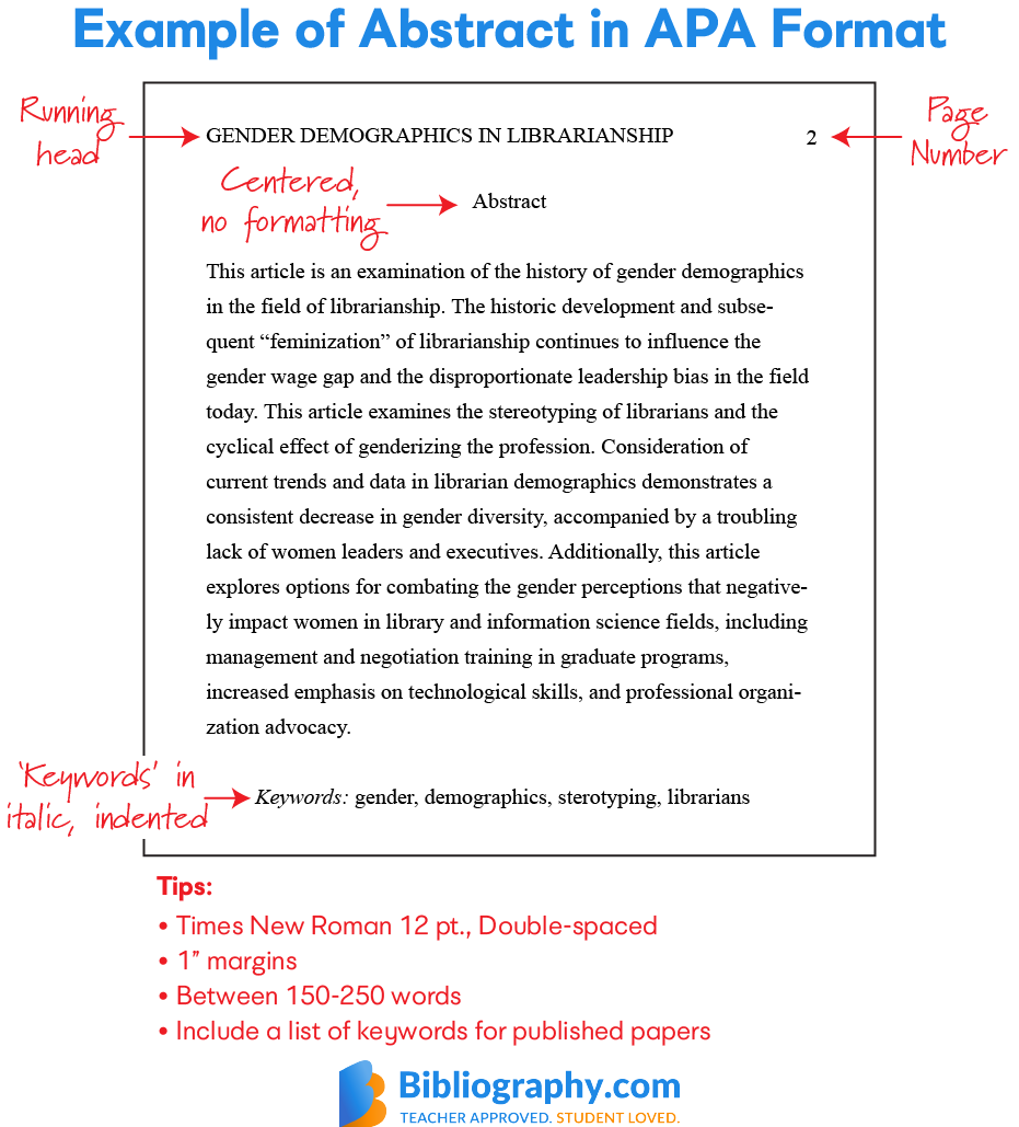 APA Format Guidelines For An A Paper Bibliography