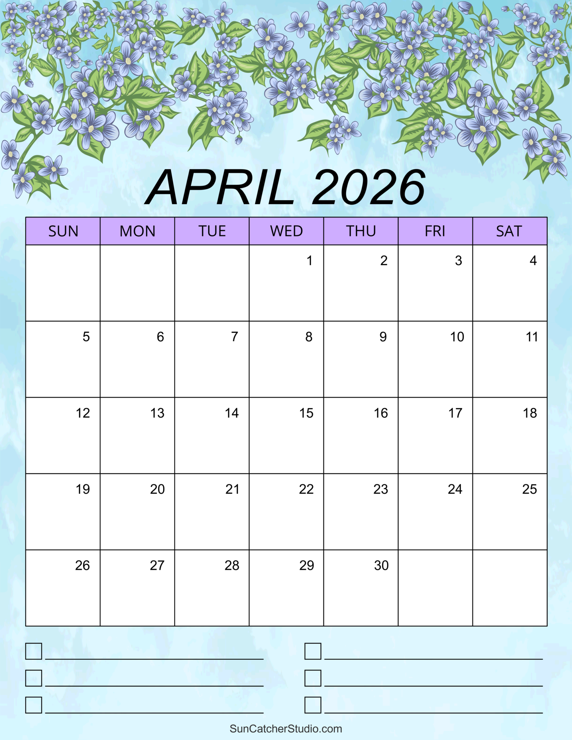 April 2026 Calendar Free Printable Free Printables Lettering 