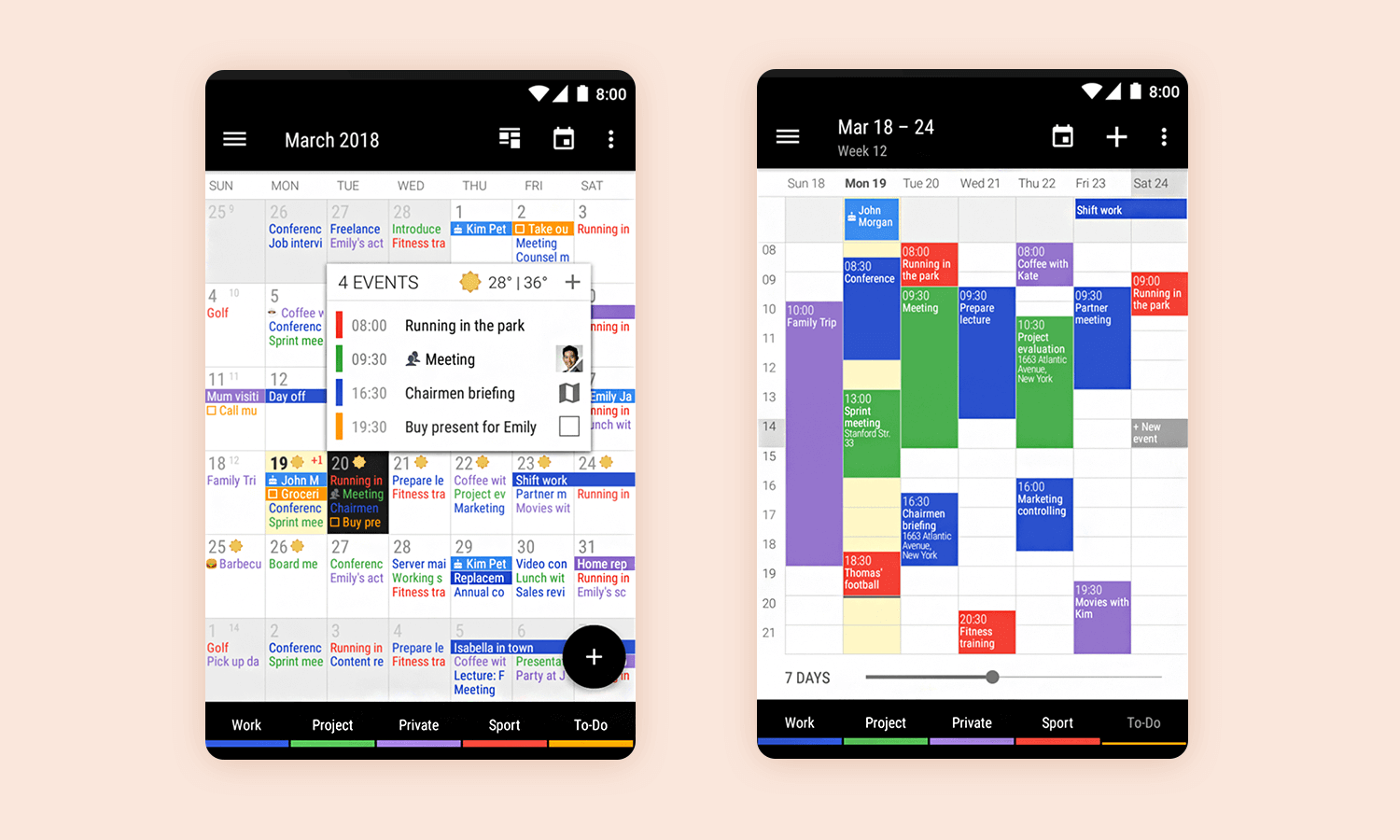Awesome Calendar App Designs And How To Make Your Own Justinmind