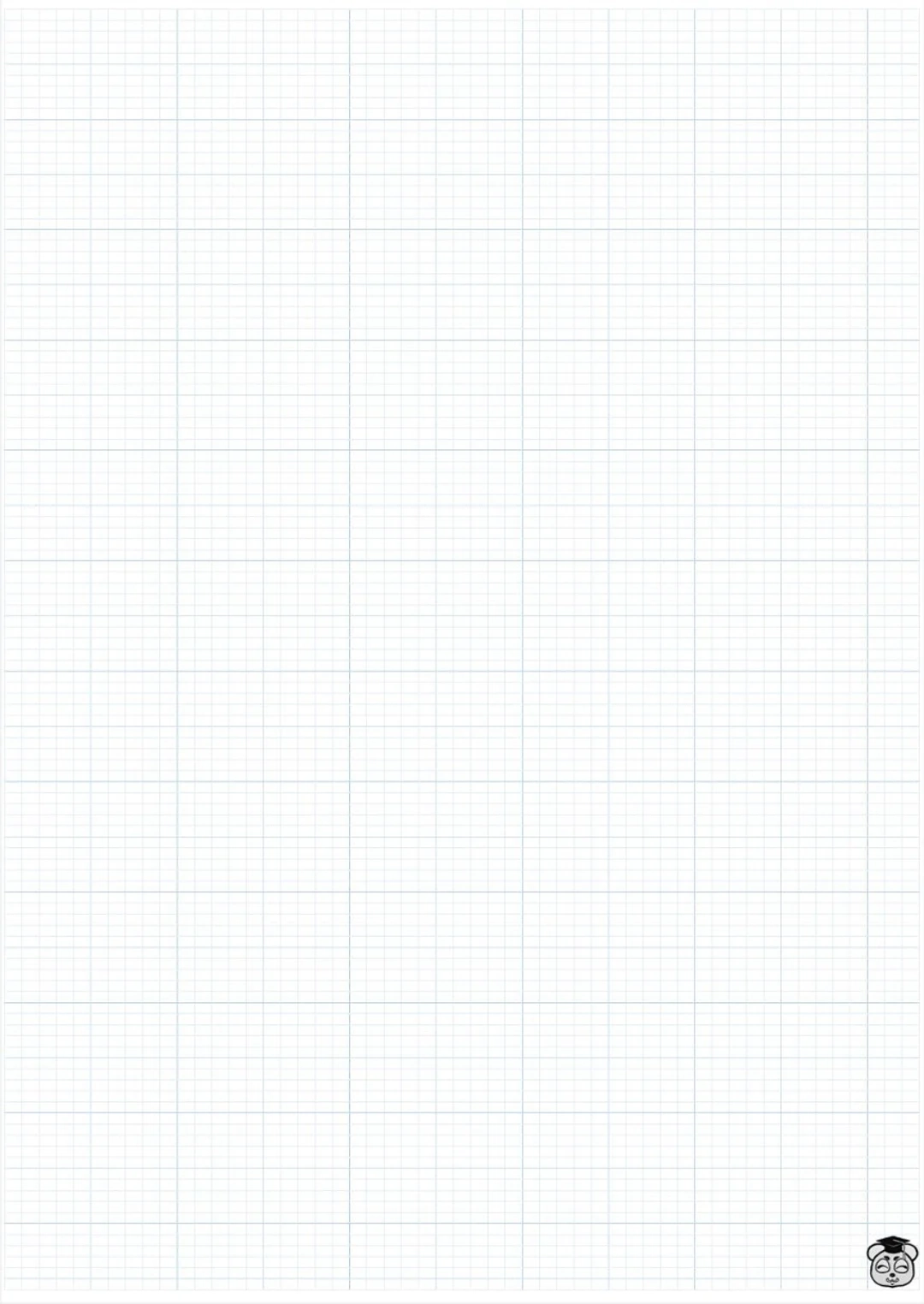 Bedruckbares blaues 0 25 Cm Gitterpapier F r Wissenschaft Und 