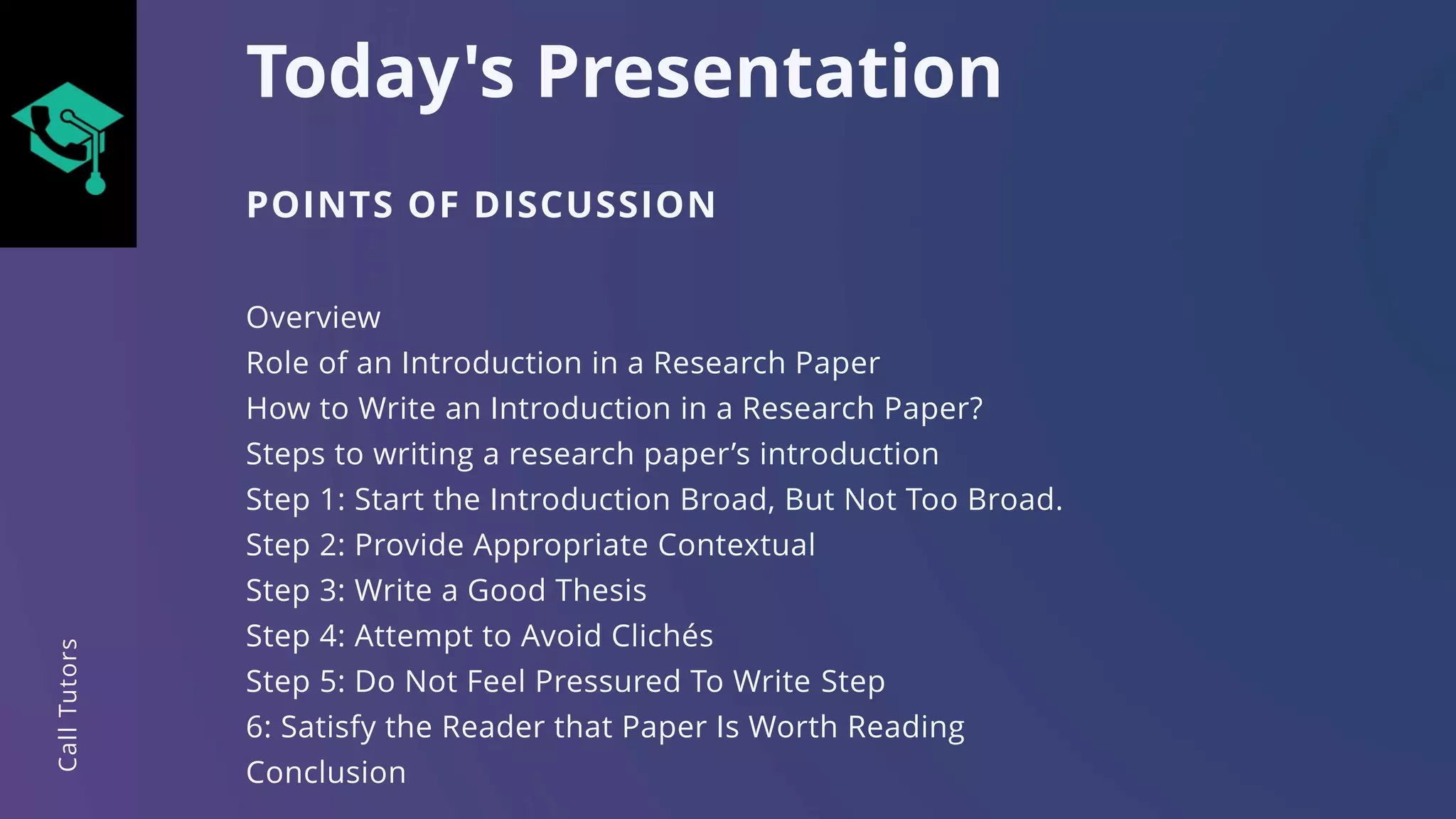 Best Introduction Lines For Research Paper