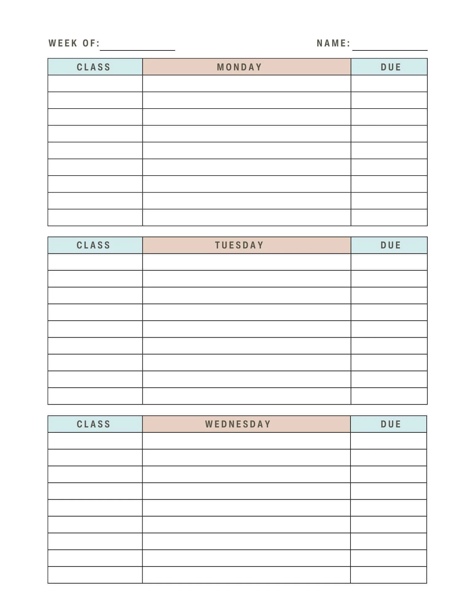 Best Weekly Planners For Students Calendarkart