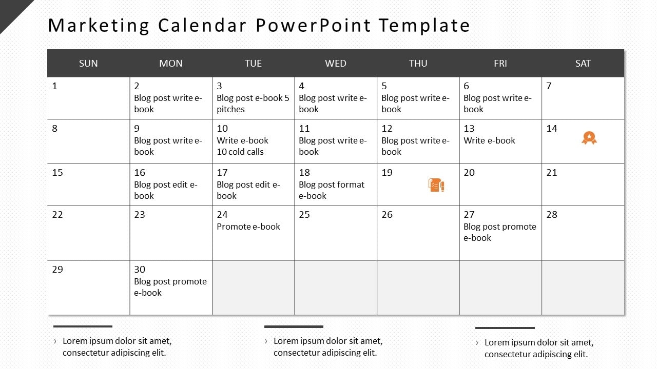 Marketing Planner Calendar