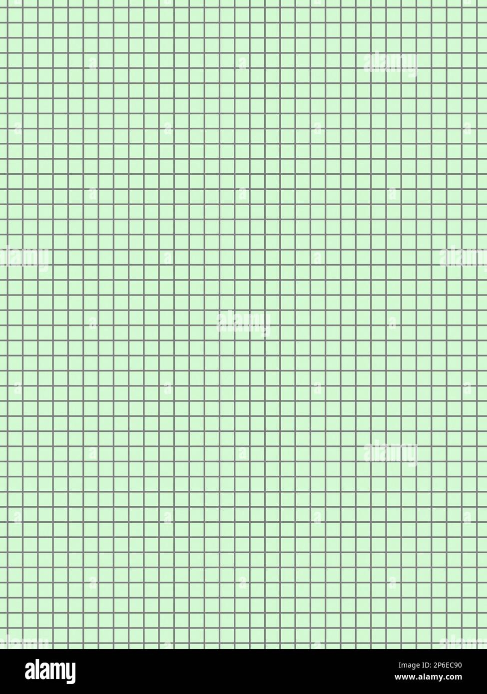 Black Colour Graph Paper Over Green Useful As A Background Stock 