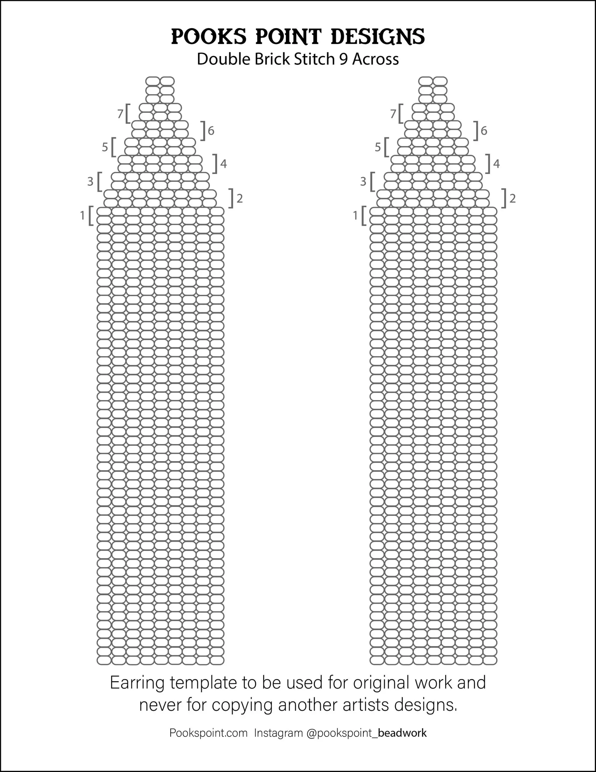 Blank Beading Pattern Paper Free Printable Blank Beading Pattern 
