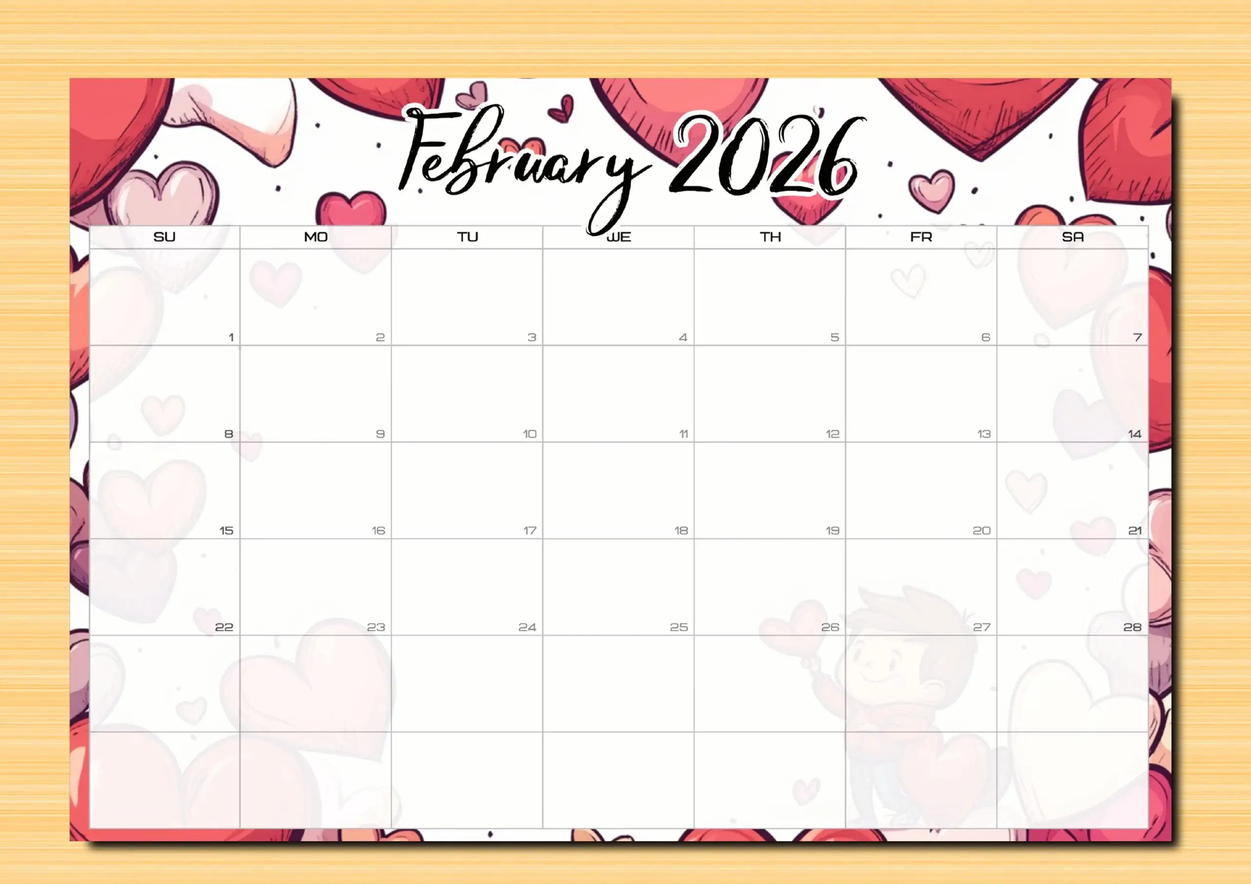 Blank Calendar 2025 2026 august 2025 To December 2026 Printable 