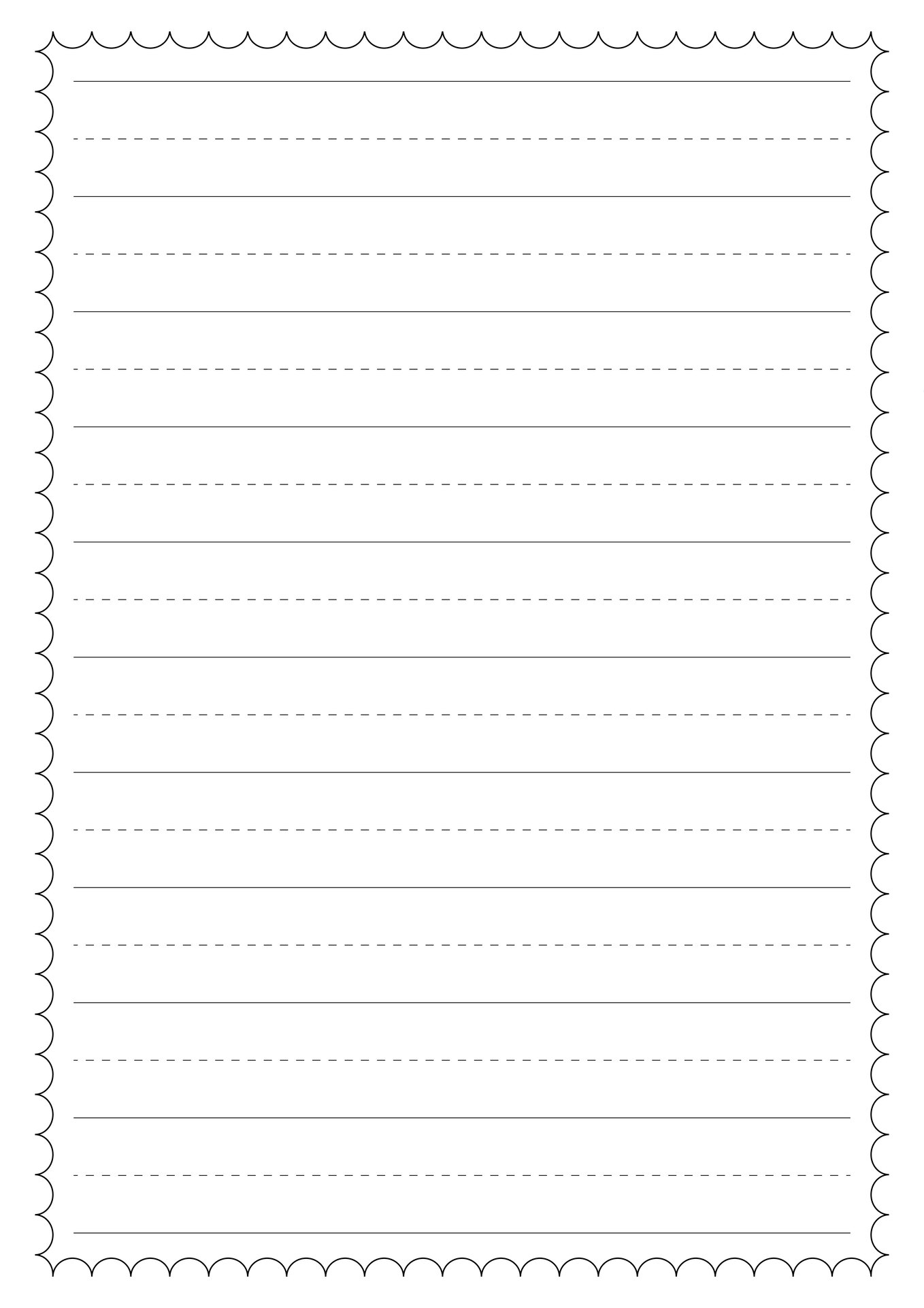 Blank Writing Pages 10 Free PDF Printables Printablee