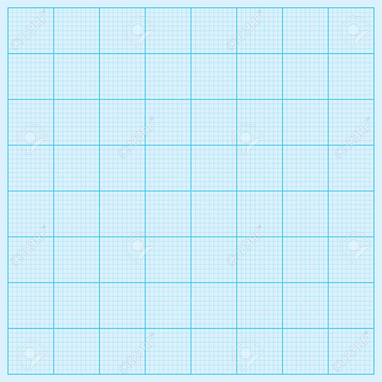 Blue Lined Graph Paper