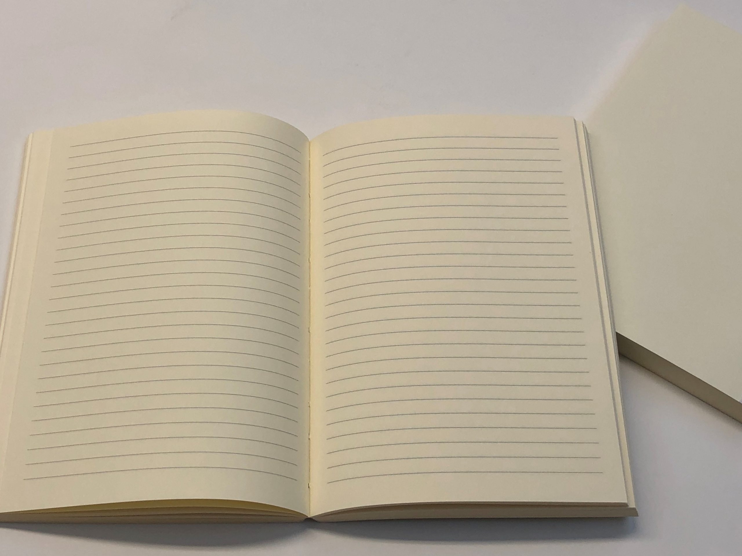 Book Large Journal Lined Cream Paper 145mm X 210mm Portrait 