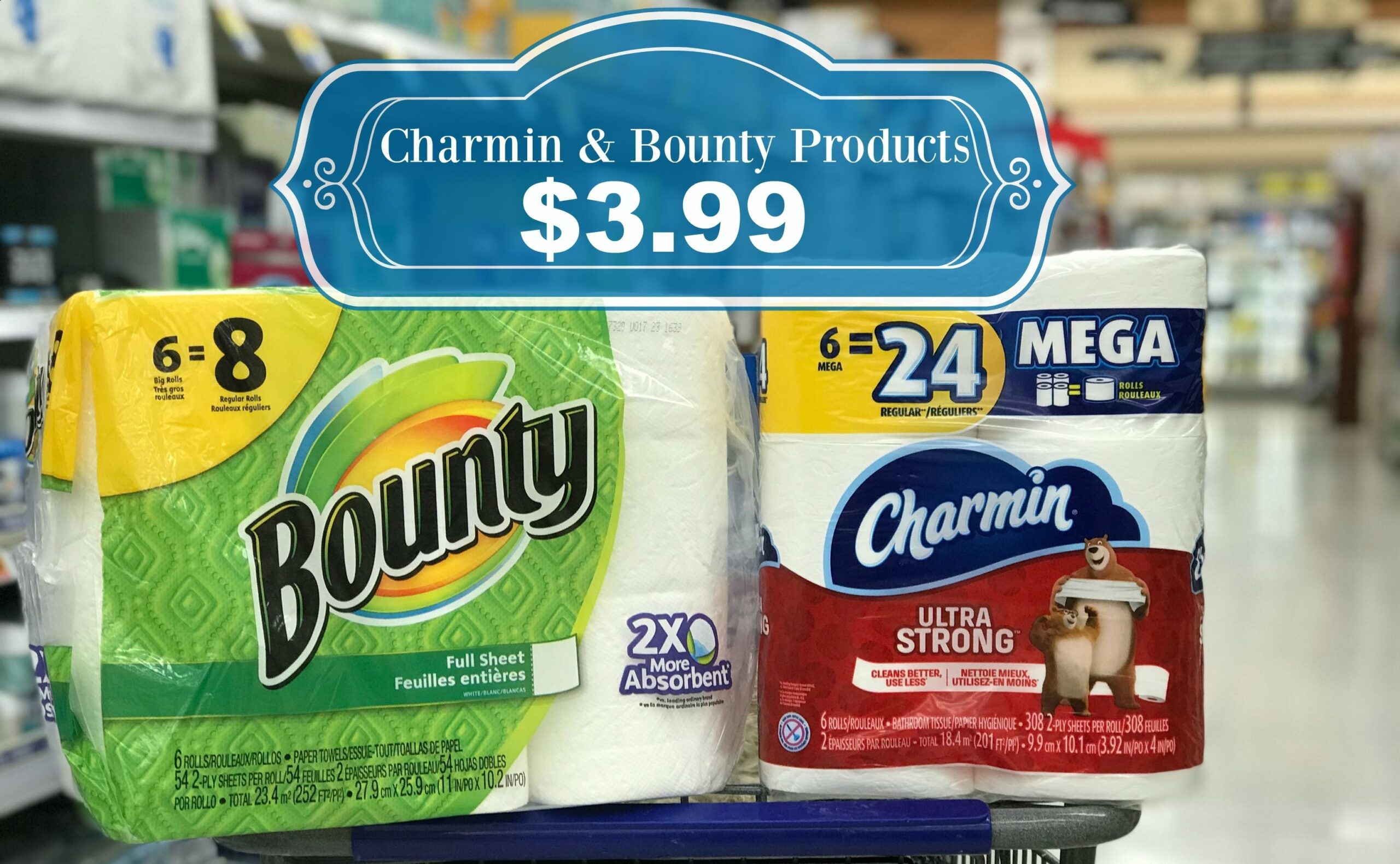 Bounty Paper Towels amp Charmin Toilet Paper JUST 3 99 At Kroger 