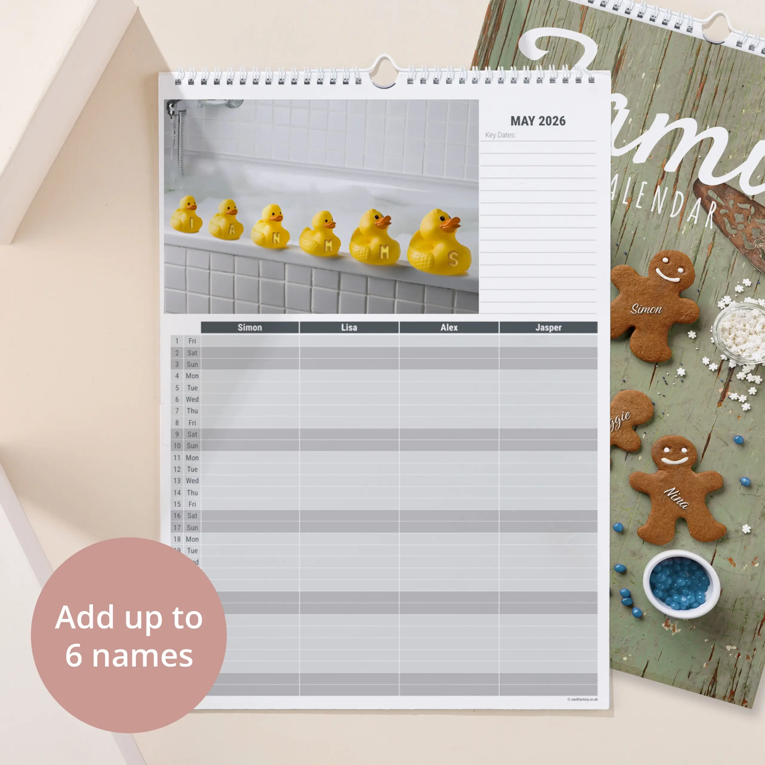 Buy Personalised Our Family Calendar Planner 11th Edition For 