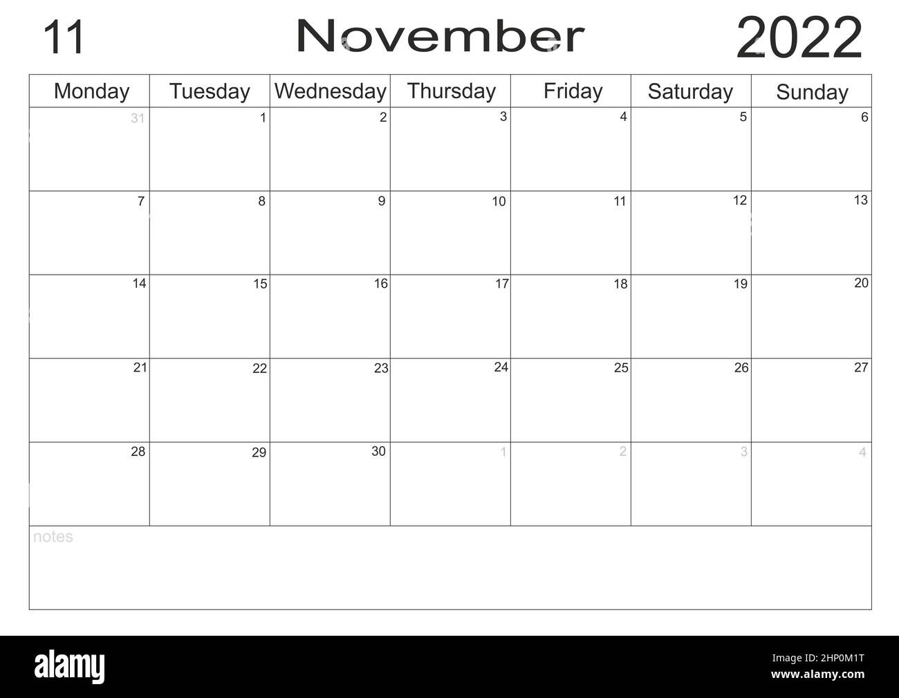 Calendar 2022 To Do List Calendar November 2022 Schedule With 