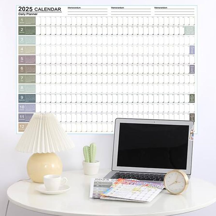 Calendar 2025 Daily Planner Wall Calendar Planner Wall Calendar 