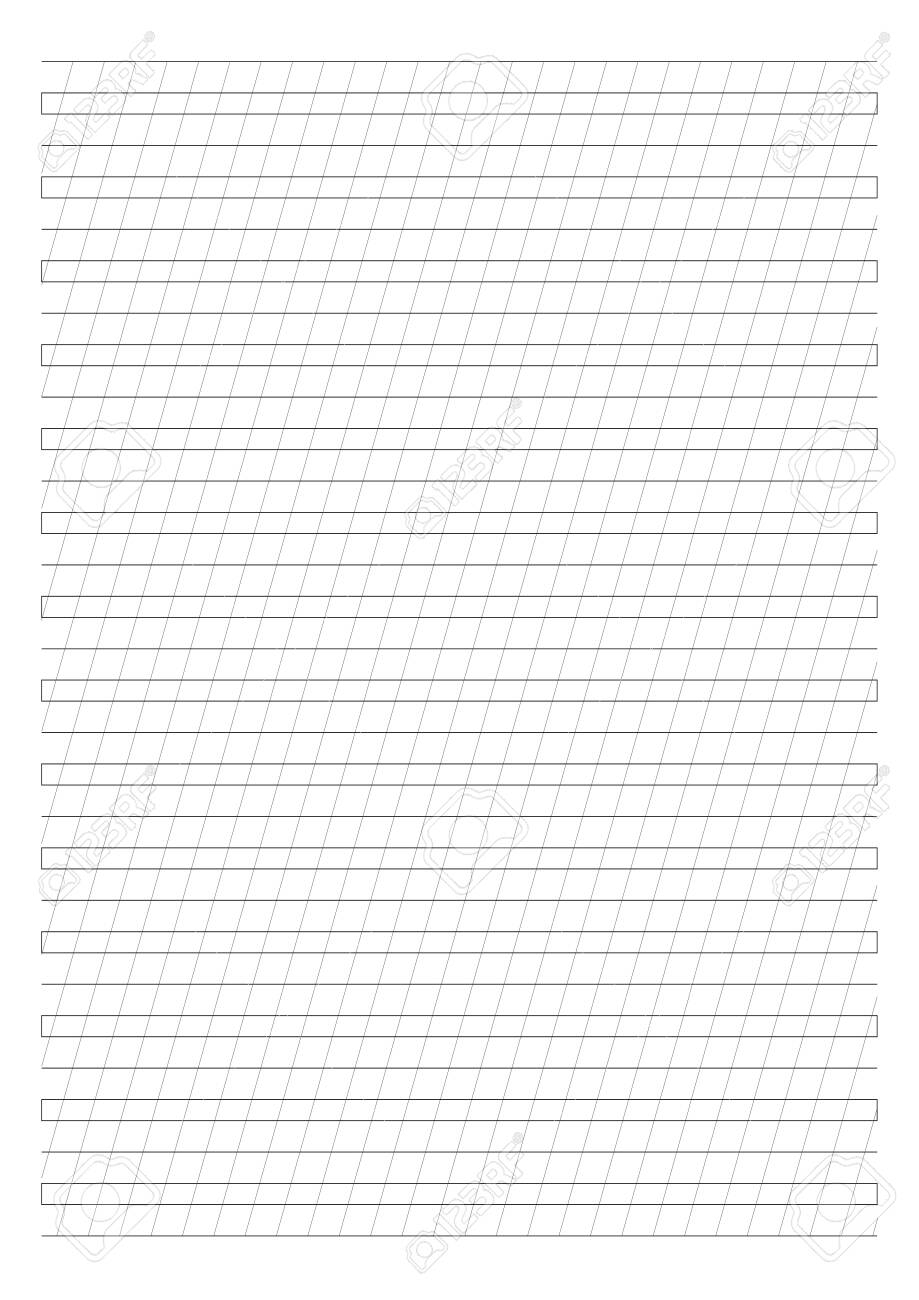 Calligraphy Paper Blank Printable