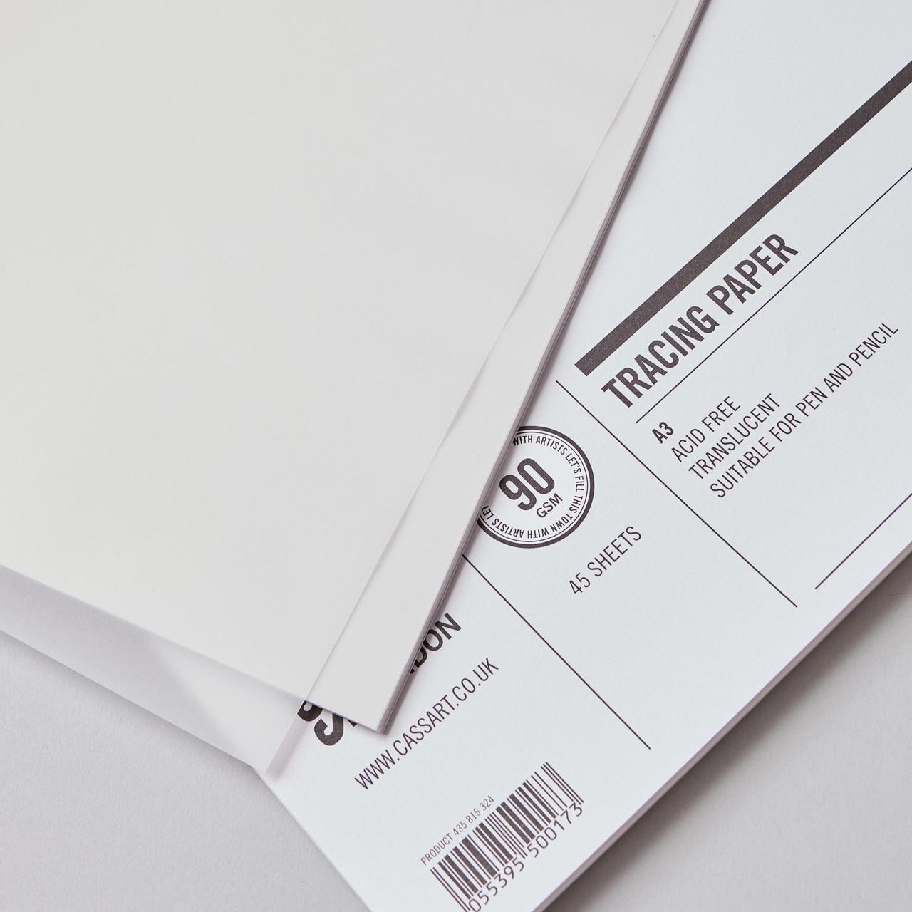 Cass Art Tracing Pad 90gsm 45 Sheets Cass Art