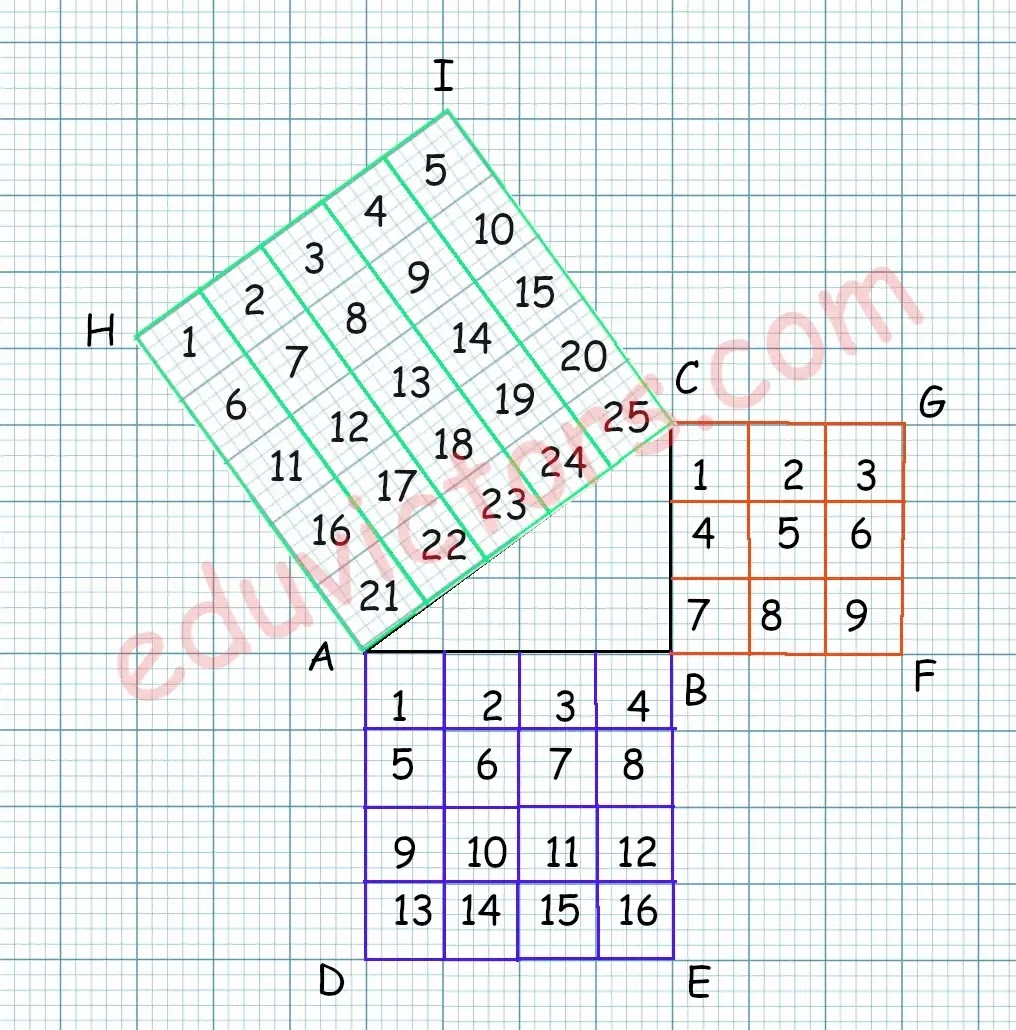 Pythagorean Theorem Activity Graph Paper