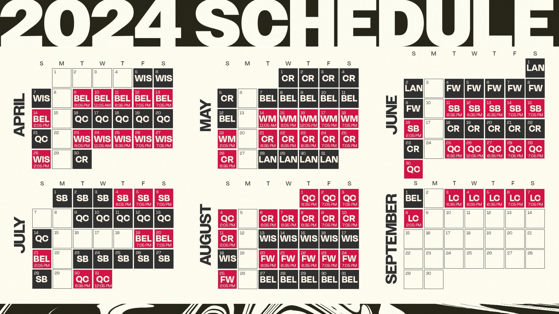 Chiefs Calendar Printable Blank