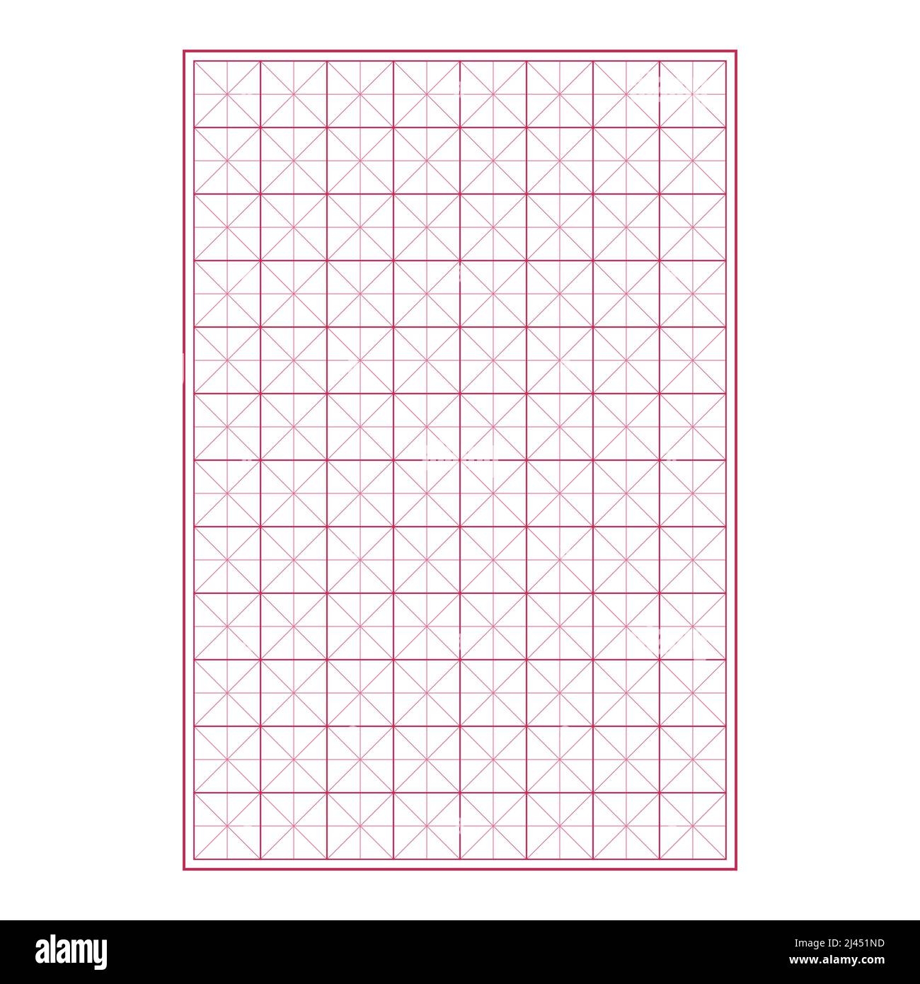 Chinese Copybooks For Caligraphy And Hieroglyphic Studies Squared 