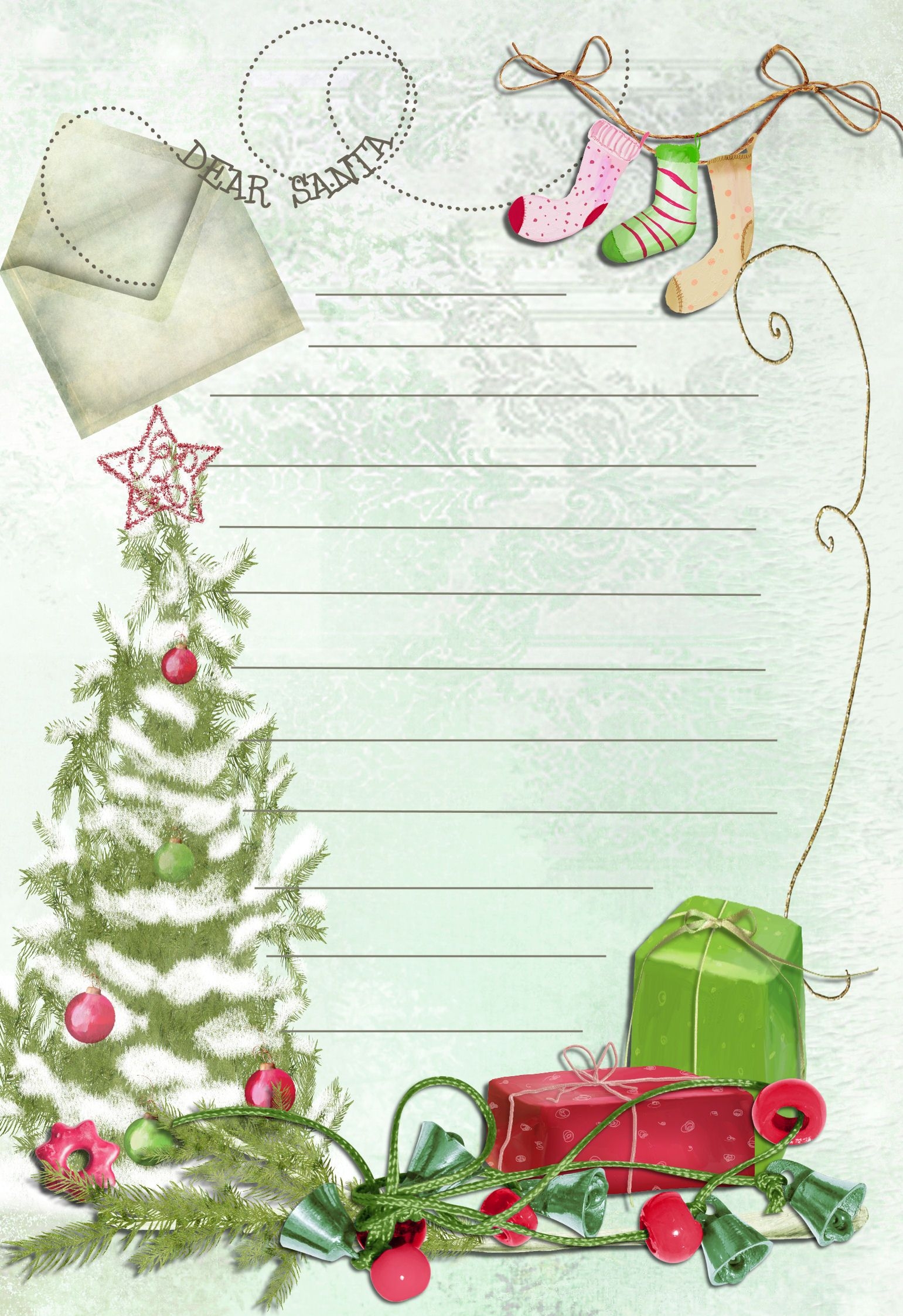 Christmas Letter Templates 15 Free PDF Printables Printablee