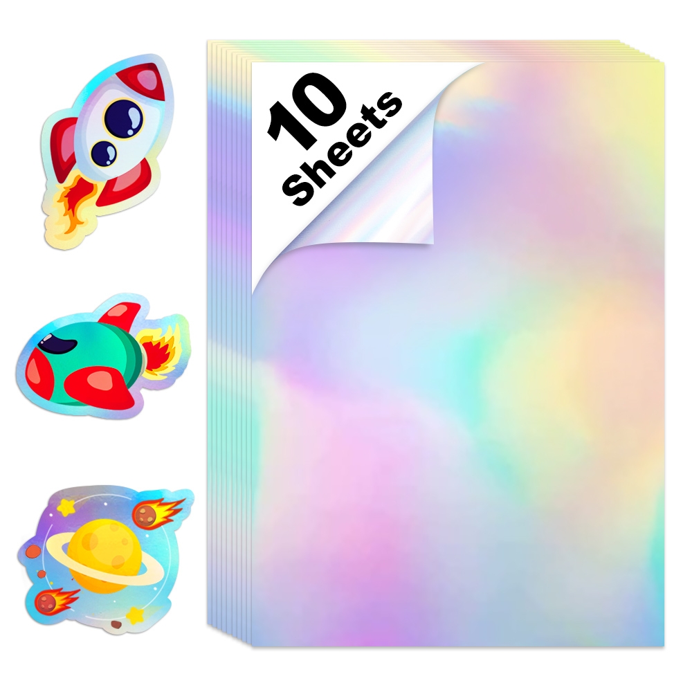 Clear Printable Vinyl For Inkjet Printer Clear Sticker Paper 