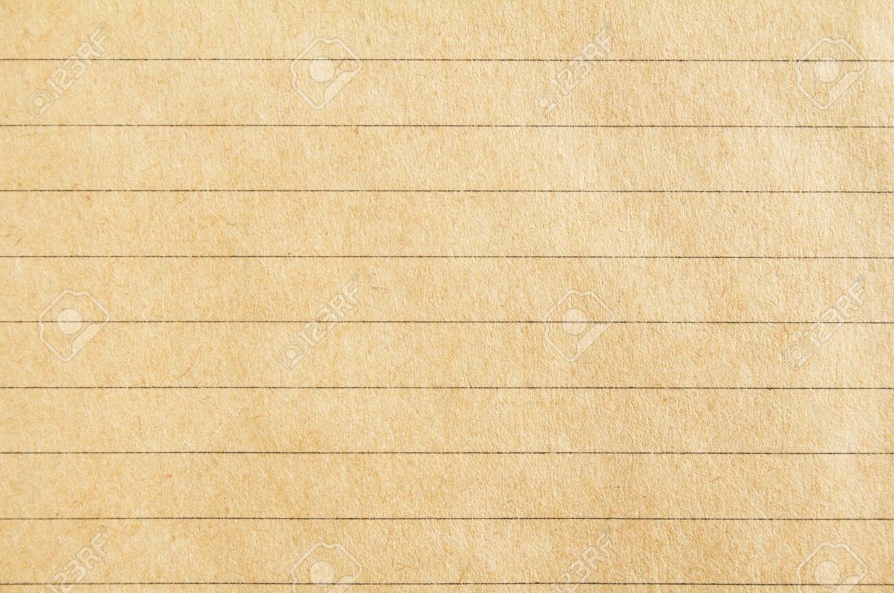 Closeup Brown Lined Craft Notebook Paper Texture Background Stock 