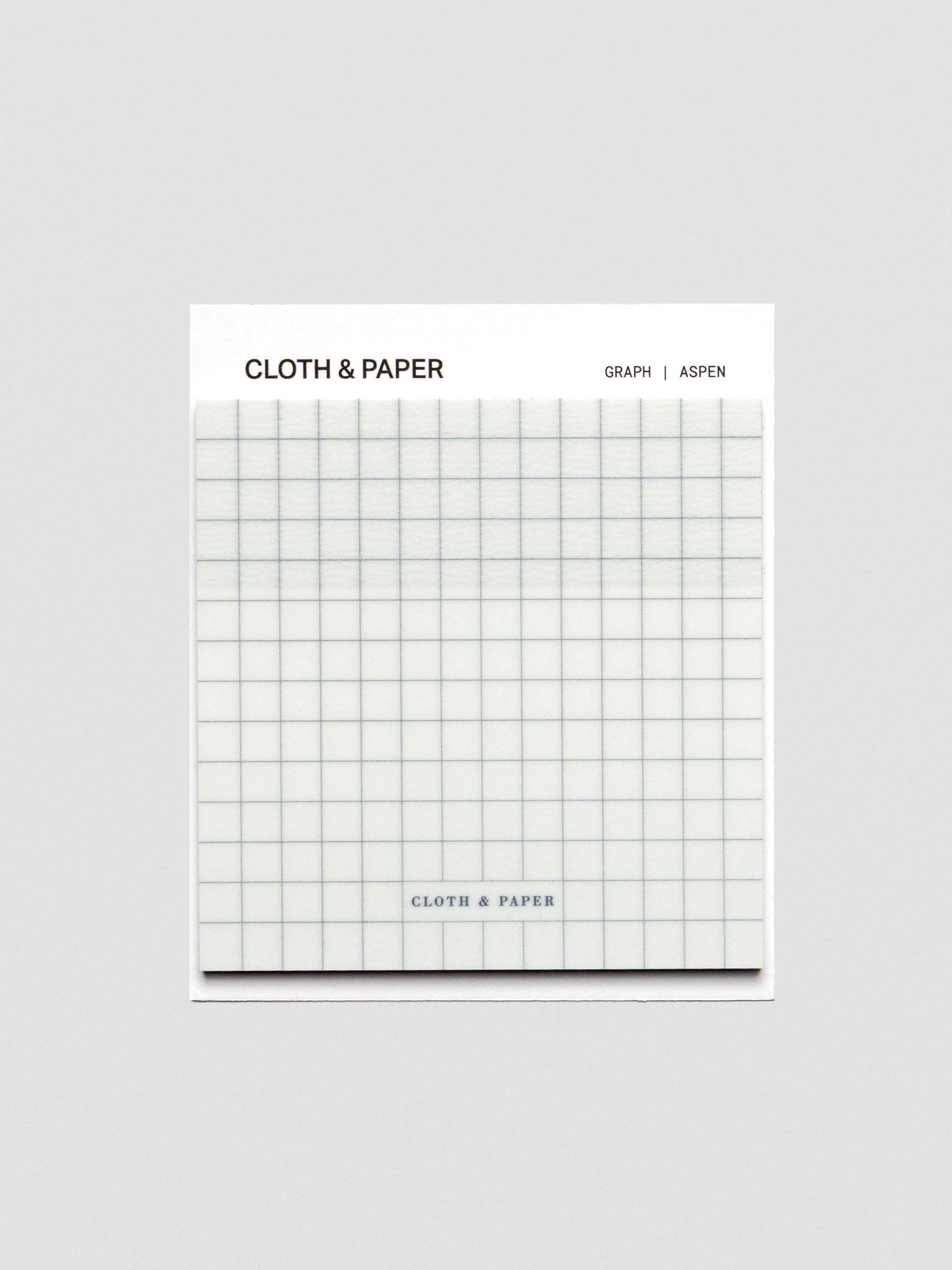 Cloth amp Paper Graph Transparent Sticky Notes STUDIO STORE