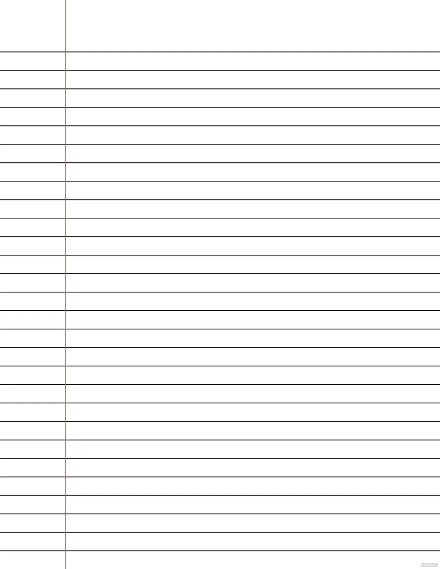 College Ruled Paper Free 9 PDF Documents Download