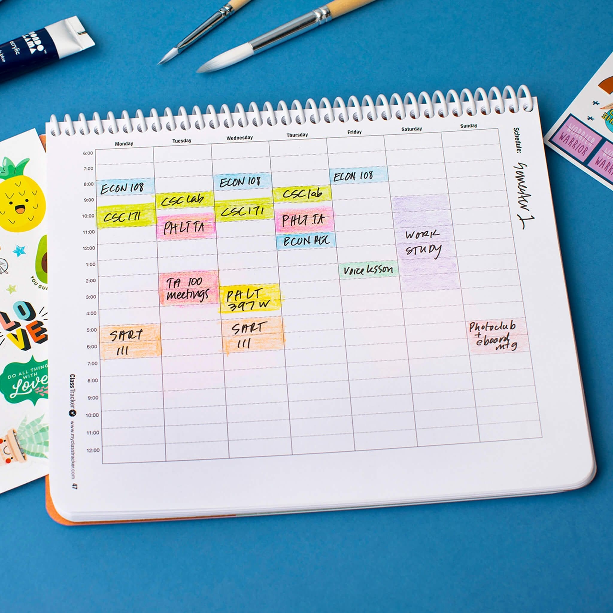 College Calendar Planner