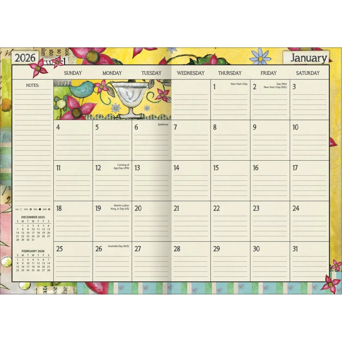 Color My World Taschenkalender 2026