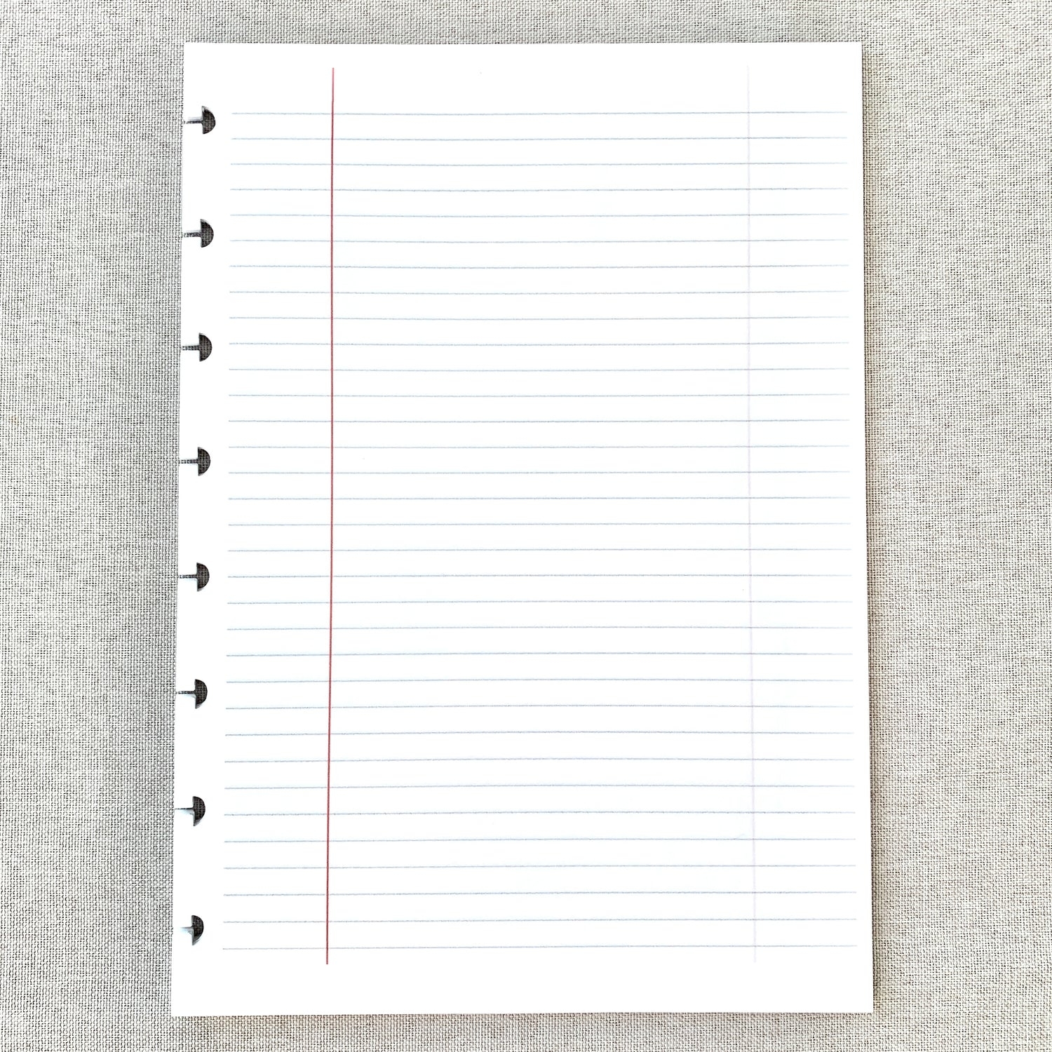 Composition Lined Discbound Notebook Insert A5 Lined Fountain Pe