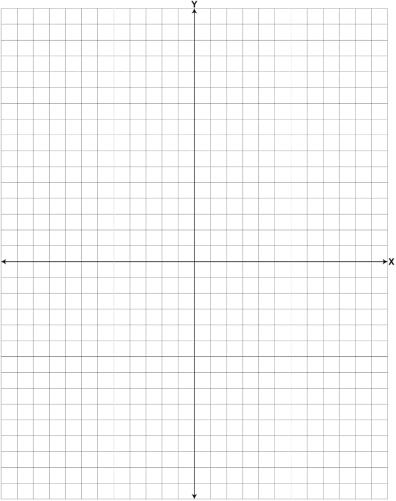 Coordinate Graph Paper XY Axis 120 Pages 8 5 X 11 Make It On Paper Graphs Amazon de Books