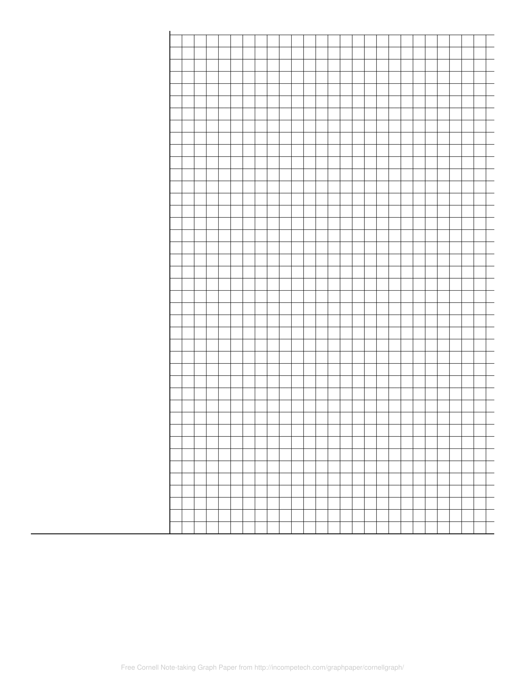 Cornell Note taking Graph Paper Generators