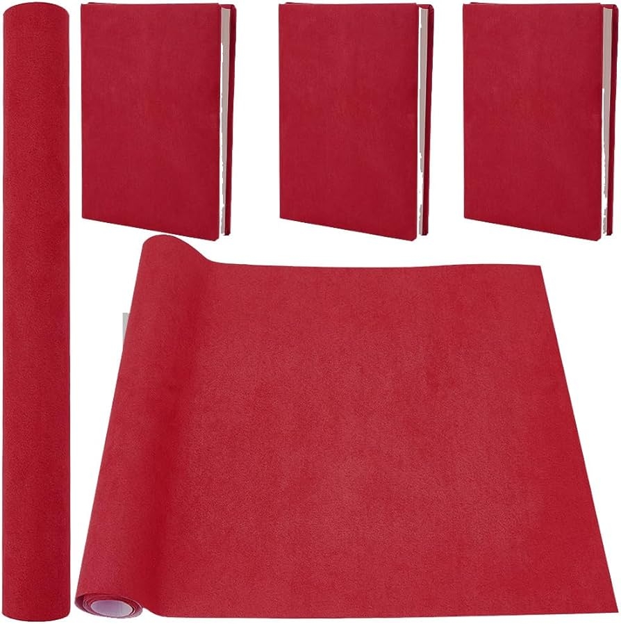 Red Linen Paper