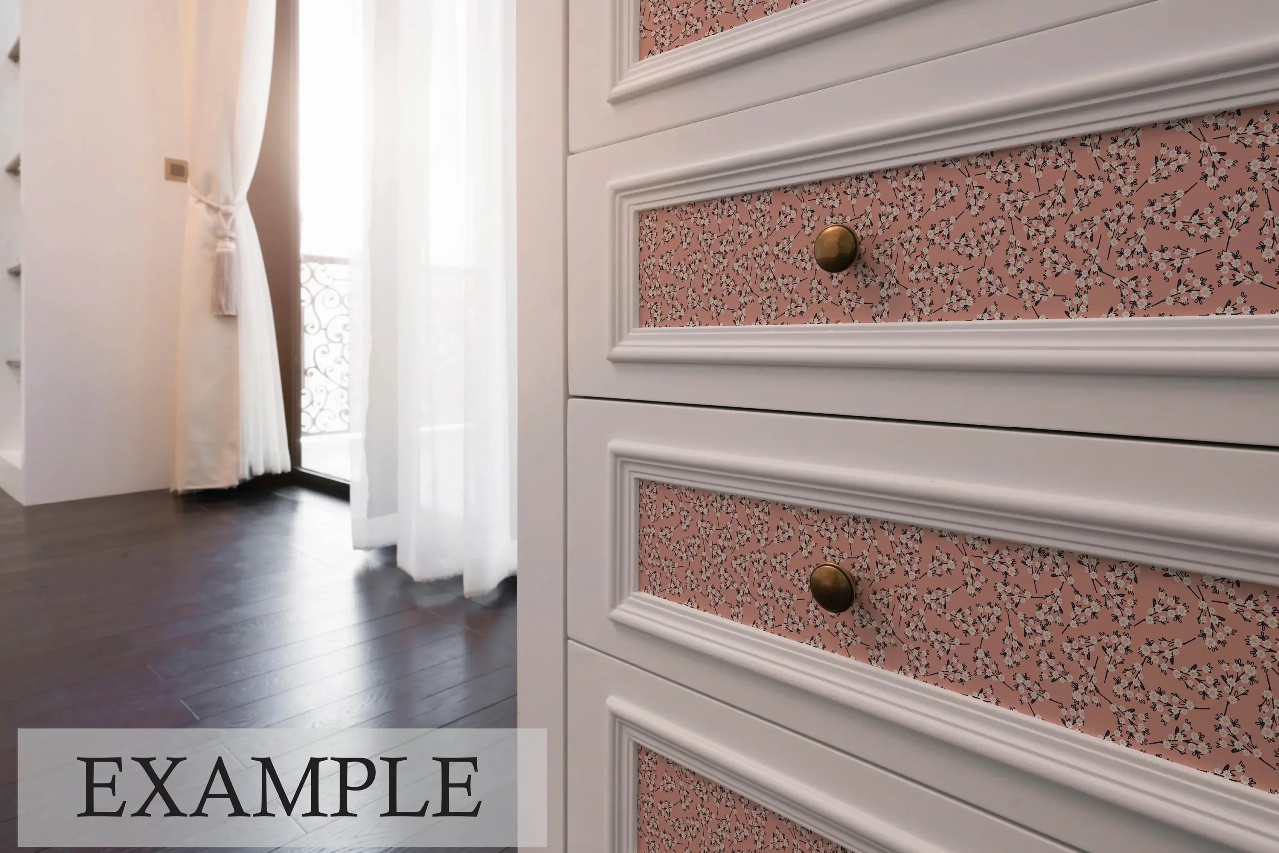 Cream Line Contact Paper Peel And Stick Wallpaper Removable 
