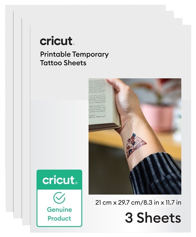 Cricut Printable Tattoo Paper A4 Transparent Faltkarten
