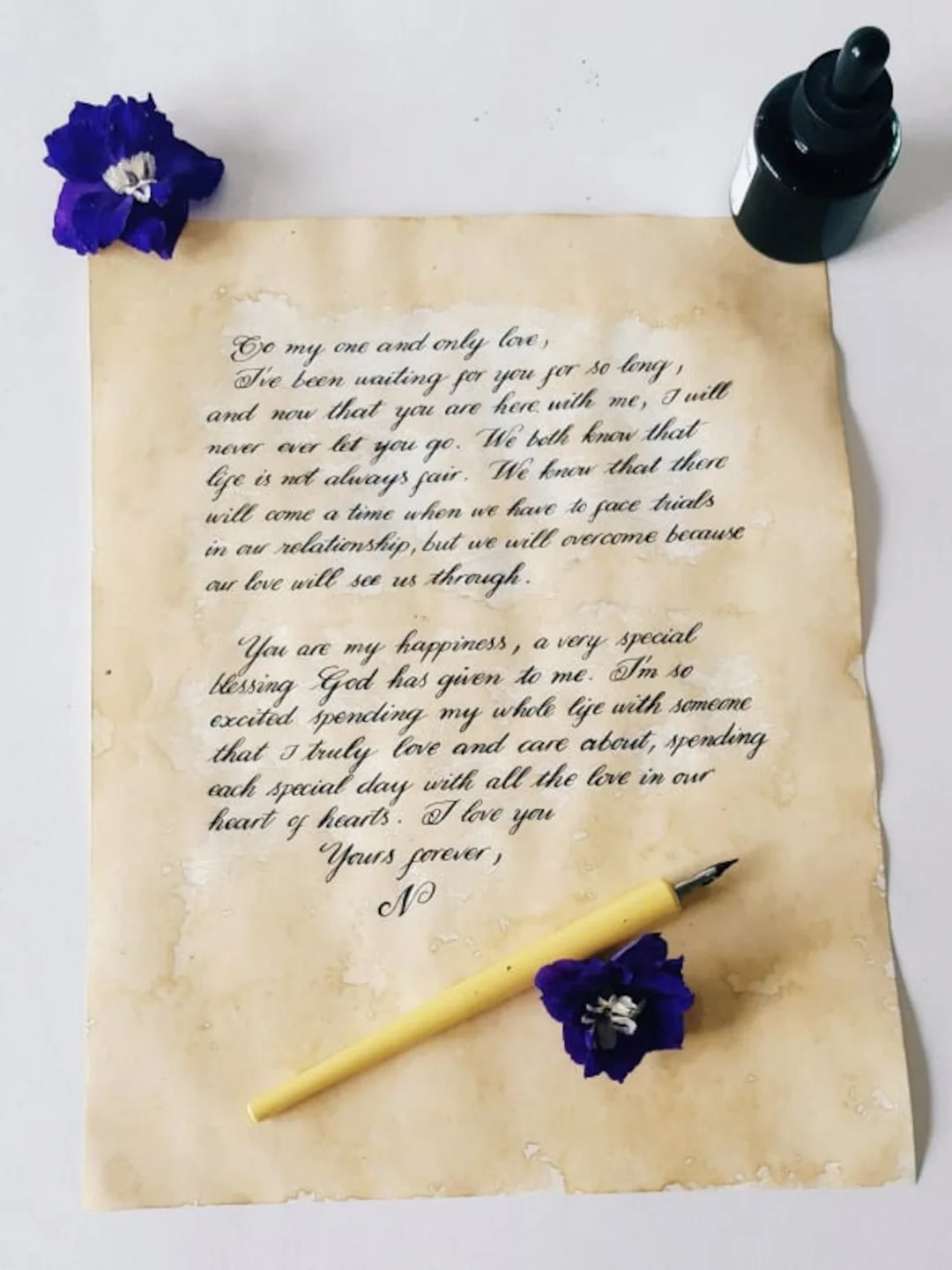 Love Letter Writing Paper