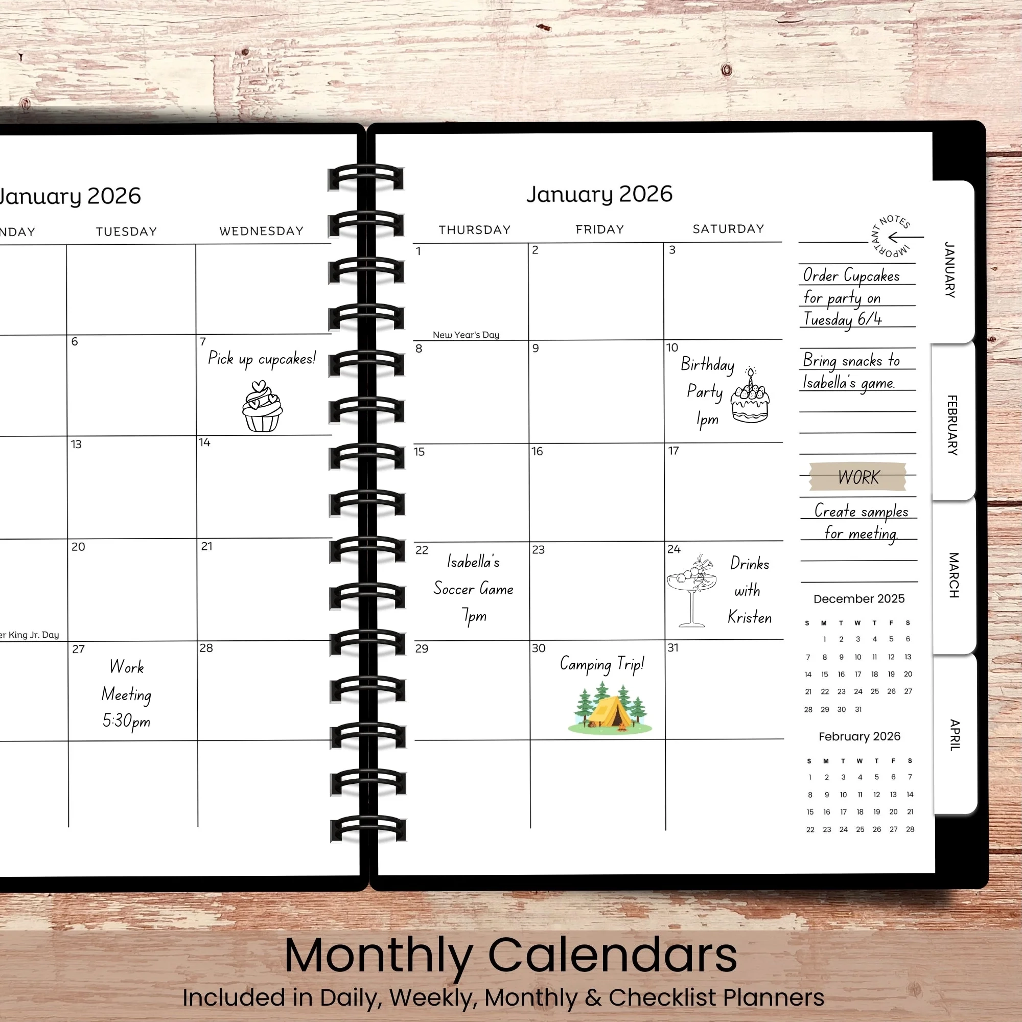 Custom Planner Sunflower Artful Planner Co 