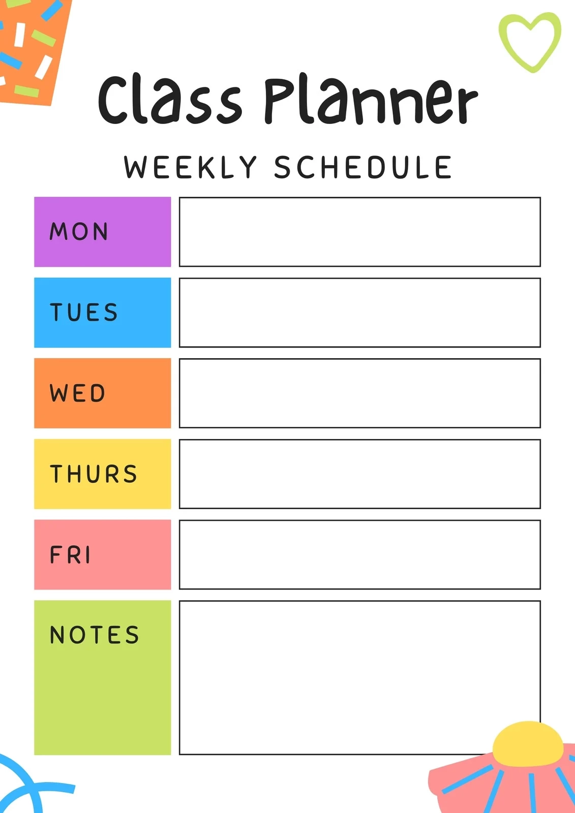 Customize 525 Student Planner Templates Online Canva