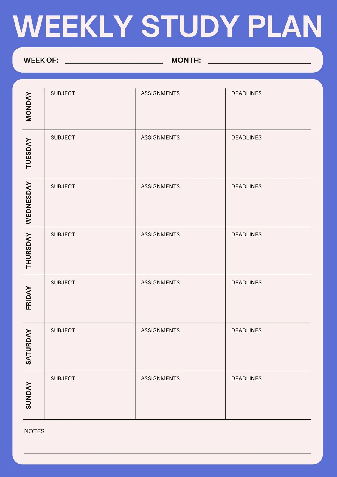 Customize 525 Student Planner Templates Online Canva