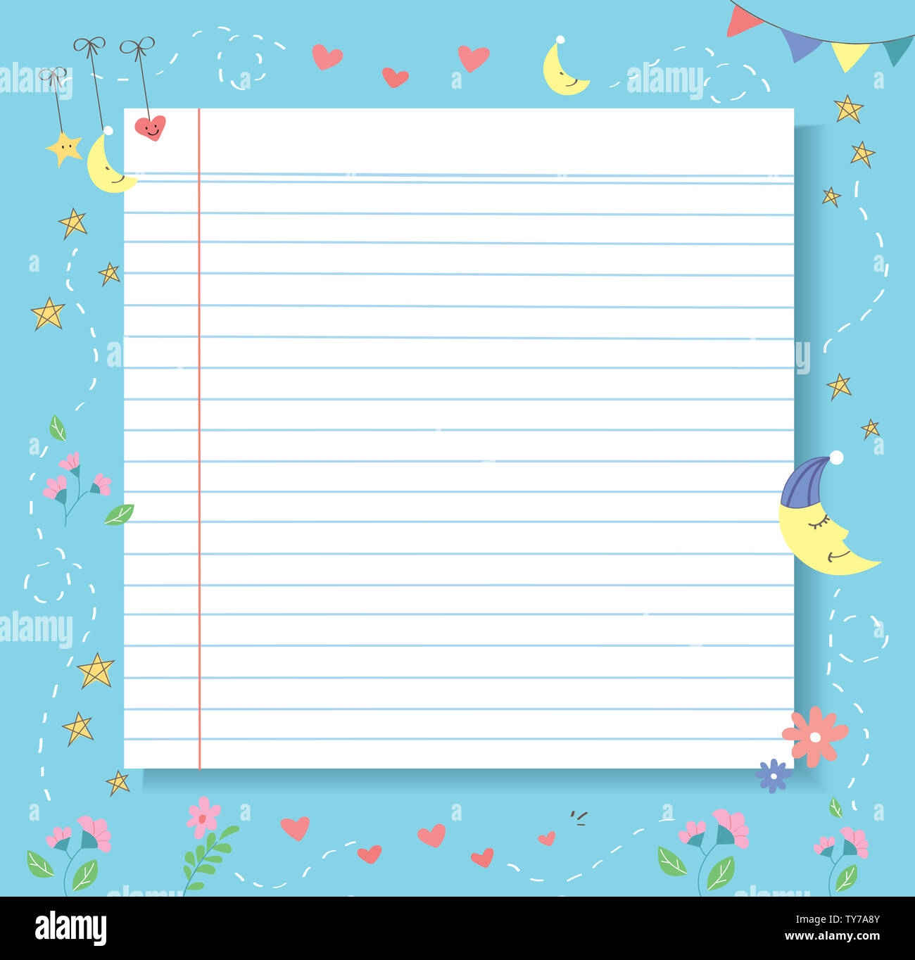 Cute And Lovly Paper Line Background Detailed Lined Paper Texture 