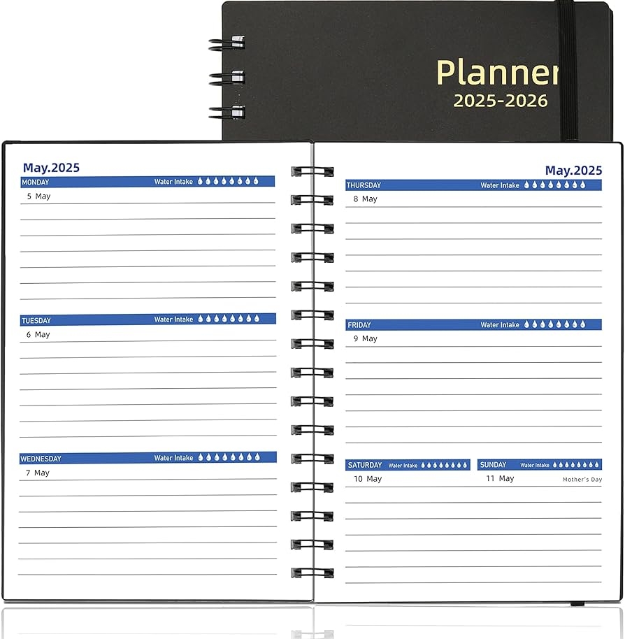 Daily Planner 2025 2026 Weekly amp Monthly Planner From January 