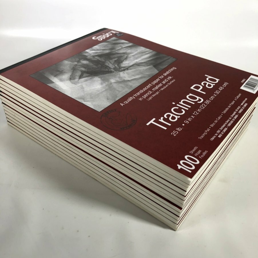 Darice Studio 71 Artist Tracing Paper Pad 25lb Medium 9 X 12 