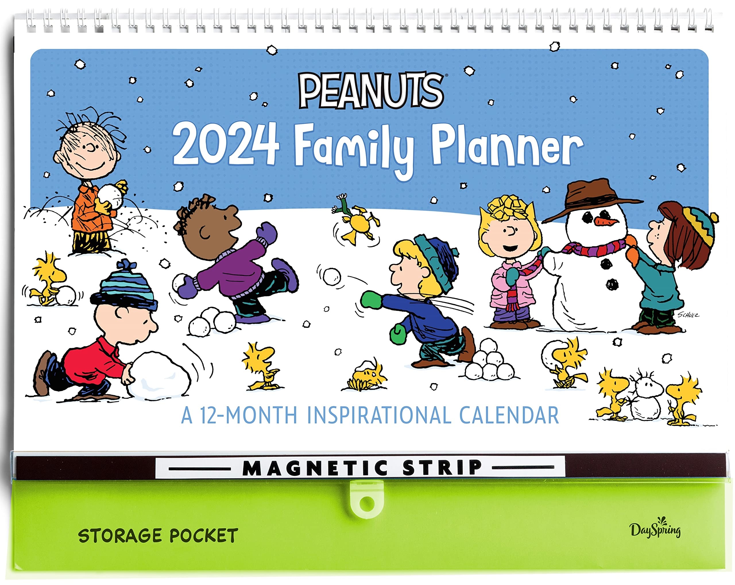 DaySpring Peanuts 2024 Family Planner A 12 Month Inspirational 