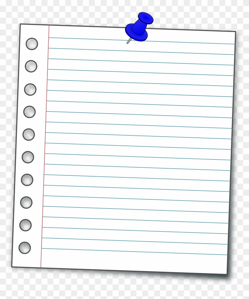 De Papier Lined Notebook Paper Png Free Transparent PNG 